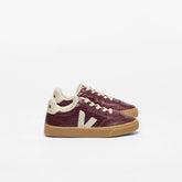 VOLLEY ELASTIC LACES LEATHER AMARANTE PIERRE NATURAL