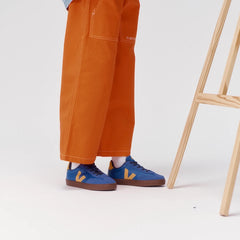 VOLLEY ELASTIC LACES LEATHER ATLANTIC OURO BARK