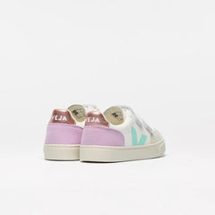 V-12 LEATHER WHITE MULTICO ORCHID