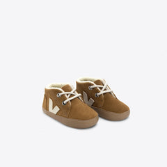 BABY FURED SUEDE CAMEL PIERRE