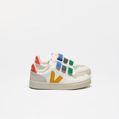 V-10 LEATHER MULTICO WHITE OURO