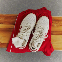 V-90 LEATHER WHITE MARSALA