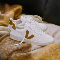 V-12 LEATHER WHITE CAMEL